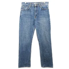 ユニクロ UNIQLO × J.W.ANDERSON J.W.アンダーソン コラボ デニムパンツ ジーンズ USED加工 ストレート 31 79cm インディゴブルー ■YHS8 1013