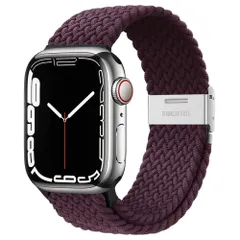 【在庫処分】アップルウォッチ バンド Apple Watch バンド 49mm/46mm/45mm/44mm/42mm 編み込み 伸縮 調整可能 ソロループ Series Ultra2/Ultra/10/9/8/7/6/SE/SE2/5/4/3/2/1 全機種