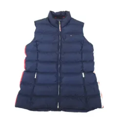 NA416493 トミーヒルフィガー ダウンベスト ネイビー系 #L レディース TOMMY HILFIGER 中古