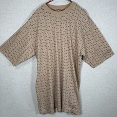 Burberrys ロゴ総柄Tシャツ M ベージュ ノバチェック切替のサムネイル