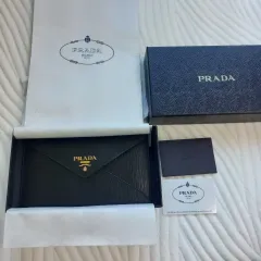 (正規品) PRADA プラダ サフィアーノ エンベロープ レディース長財布