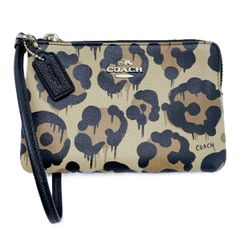 ✿お値下げ✿ COACH コーチ MINT + SERF リストレットポーチ - メルカリ