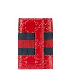 GUCCI グッチ シマレザー シェリーライン キーケース 6連タイプ