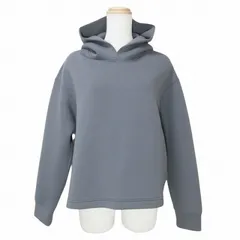 ユニクロ UNIQLO 20AW ウルトラストレッチドライスウェットプルパーカー 長袖 M ダークグレー Xのサムネイル