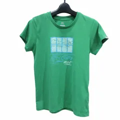 ミレー MILLET Ｔシャツ カットソー プリント 半袖 緑 グリーン XS