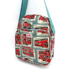 Cath Kidston / キャス キッドソン ■ショルダーバッグ　クロスボディ　ナイロン　ブルー　マルチカラー 【バッグ/バック/BAG/鞄/カバン】 ブランド【中古】 