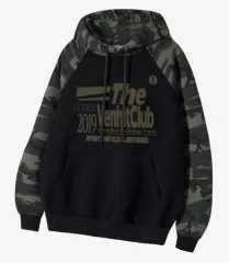 ベンデイ カモフラ ラグラン フード Tシャツ