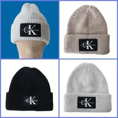 ニットキャップ メンズ ブラック ライトグレージュ ライトグレー カルバンクライン ジーンズ K50K506242