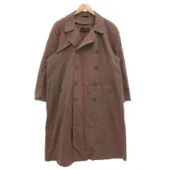 カルバンクライン CALVIN KLEIN ヴィンテージ トレンチコート M ロング丈 ダブル 茶 ブラウン /NU ■YHS15のサムネイル