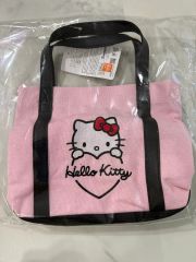 Sanrio House 新品未開封ハローキティ パイル地 トートバッグ ピンク 