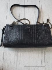 良品✨/コラボ】ロンシャン ケイトモス クロコ型押し ショルダーバッグ