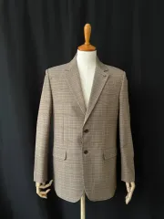 メンズ 春 秋 ジャケット 新品 チェック柄 2XL