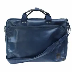 ラゲッジレーベル LUGGAGE LABEL ブリーフケース ショルダーバッグ 2WAY コーティング加工 ビジネス 紺 ネイビー 0724のサムネイル