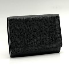 【美品SS】ルイヴィトン　カルトドゥヴィジット　タイガ　アルドワーズ　黒系 ルイヴィトン タイガ アルドワーズ カルトドゥヴィジット 名刺入れ 黒