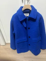 BEAMS ブルー ブークレ ハーフコートのサムネイル