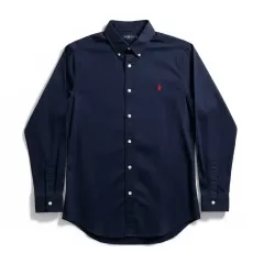 ポロ ラルフローレン ネイビー シャツ BOYS XL
