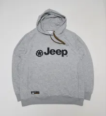 Jeep ジープ メンズ グレー フードTシャツ XL(105)のサムネイル
