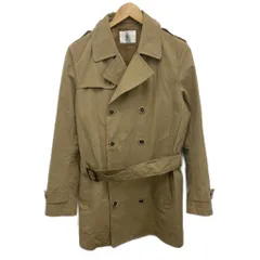 タケオキクチ TAKEO KIKUCHI トレンチコート ベルト付 L ベージュ C01-93904 ■YHS2