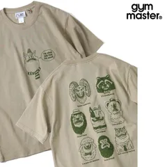 gym master ジムマスター 7.4oz My habits グラフィックTシャツ｜コットン100%・程よい厚手｜メッセージプリントTEE G721701 ベージュのサムネイル