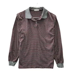 ヴィンテージ カジュアル ストライプ レッド Tシャツ M