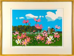 藤城清治 四季の詩 花と少女 直筆サイン リトグラフ 保証 春 - メルカリ