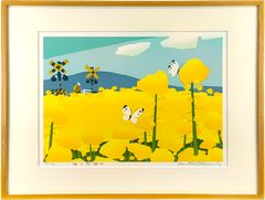 セルジュ・ラシス 「秋の乗馬」 lithograph 直筆サインあり - メルカリ