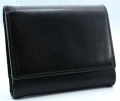 ETTINGER エッティンガー 三つ折り財布 コンパクトウォレット ロイヤルコレクション レザー 本革 ブラック 黒 パープル 紫 メンズ 男性のサムネイル
