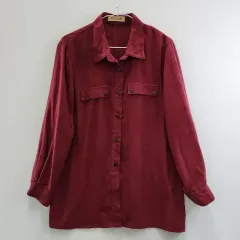 ヴィンテージ カジュアル パンク MULTI スナップ セミオーバーサイズ シャツ