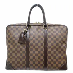 ルイヴィトン LOUIS VUITTON ダミエ エベヌ ポルトドキュマン ヴォワヤージュ N41124 ブリーフケース ビジネスバッグ 書類カバン 茶 ブラウン 系 0609のサムネイル