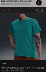ナイキ(メンズ100/XL105)ドライフィット 半袖Tシャツ グリーン