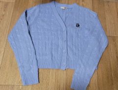 美品】FUKUZO フクゾー 長袖 カーディガン ライトブルー M - メルカリ