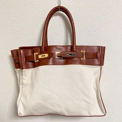 アパルトモン別注 sita parantica シータパランティカ キャンバス×レザー トートバッグ ヘリンボーン A4可のサムネイル