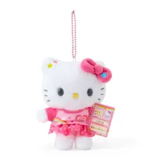 サンリオ ハローキティ なつかしプロフィールブックシリーズ キティ ミスコート ぬいぐるみ キーホルダー