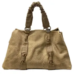FURLA(フルラ) トートバッグ - ベージュ リボン レザー