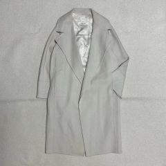 Theory luxe ♡ ウール ワンボタンチェスターコート 淡ブルー - メルカリ