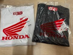 2026 ホンダ 公式 HRC ロゴ Tシャツ タグ付き 2着セット - メルカリ