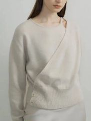 laubeblanc Pleats Cache-coeur Knit Tops - メルカリ