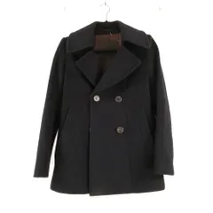 美品 MACKINTOSH マッキントッシュ Pコート 38 S相当 ラムウール他 カシミヤ混 羊毛 ダブルブレスト アウター レディース AU4380B23 のサムネイル