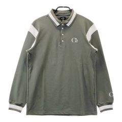 CPG GOLF シーピージー ゴルフ 長袖 ポロシャツ 2 ブラック ホワイト