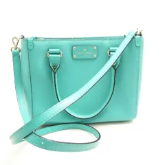 難有 kate spade ケイトスペード WKRU2723 ハンドバッグ レザー ターコイズ 2way ショルダー かばん 鞄 レディース AU4366 