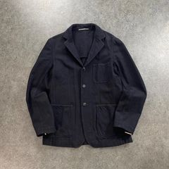 m's braque エムズブラック ウールシルクジャケット 40 ブラック