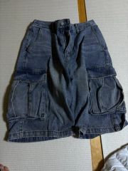 Zara アニマルプリント デニムバミューダパンツ 値下げ交渉可 - メルカリ
