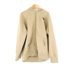 美品 THE NORTH FACE ノースフェイス NT12037 スクエアロゴフルジップフーディー パーカー M ポリエステル100% 長袖 ダブルジップ トップス AU4089A85 