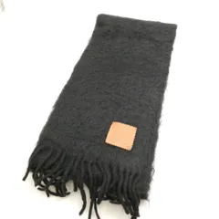 美品 LOEWE ロエベ マフラー モヘヤ他 スカーフ モヘア＆ウール AO3856A87 