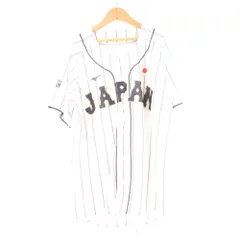 美品 MIZUNO ミズノ WBC 日本代表 侍ジャパン 応援 レプリカユニフォーム F ポリエステル100％ 半袖 野球 HM1005A39 