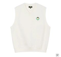Stussy ブラック フリースベスト値下げ交渉可能です - メルカリ