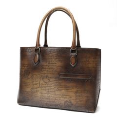 極美 Berluti トゥジュールXS カリグラフィ 2way バッグ ブラック