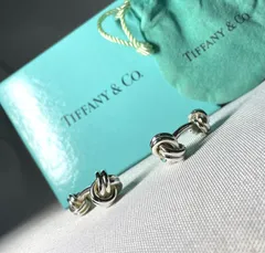 美品 希少 TIFFANY ティファニー ツイストノット ヴィンテージカフス