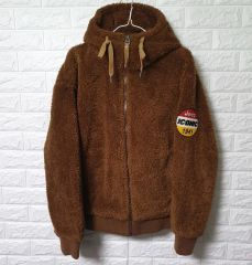 L〜XL 洗える Y2K】DIESEL 2連ジップ カモフラ フードジャケット 