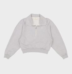美品 THIRD MAGAZINE 25SS ハーフジップロゴスウェット - メルカリ